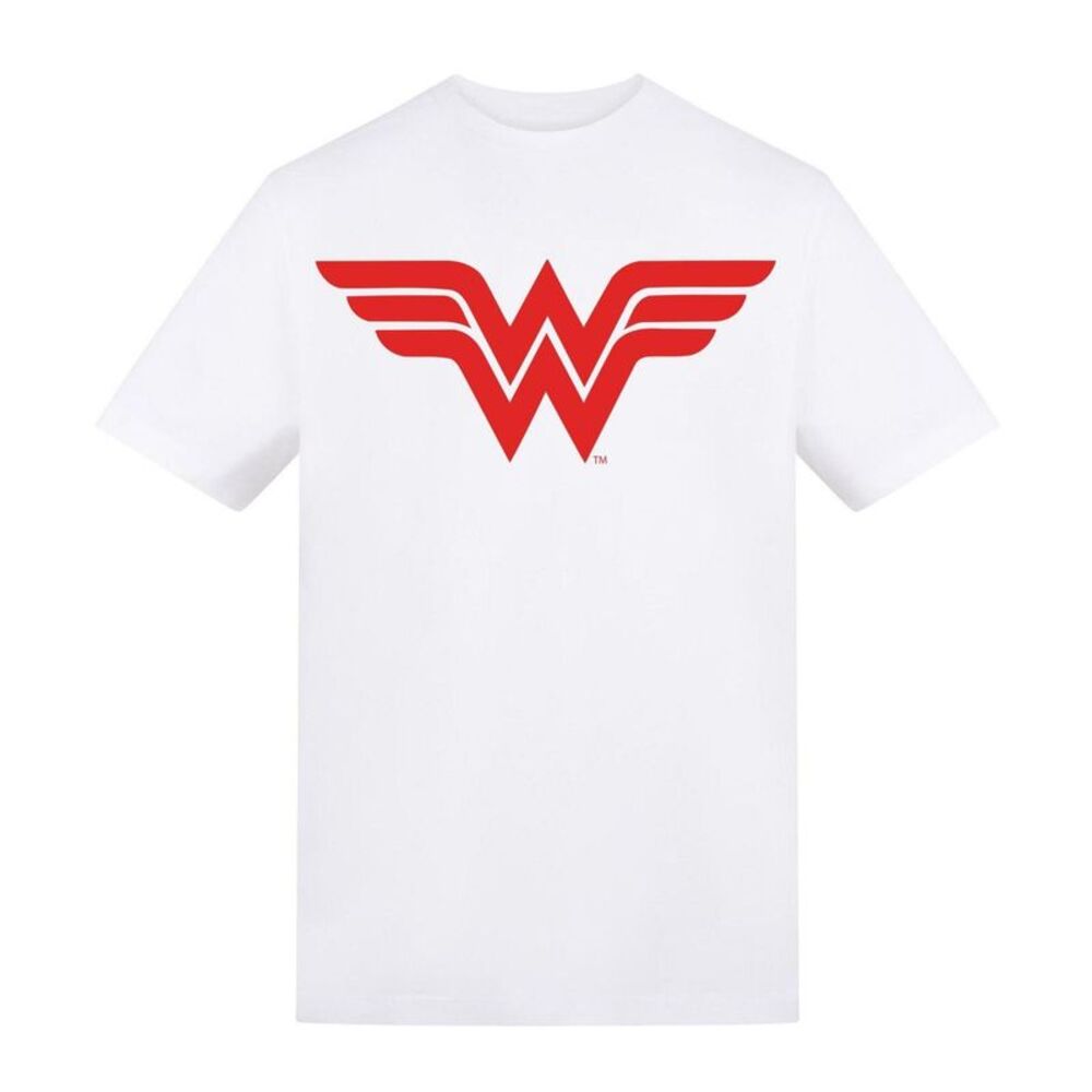 Wonder Woman Unisex Adult Chest Logo Regular T-Shirt / Wonder Red